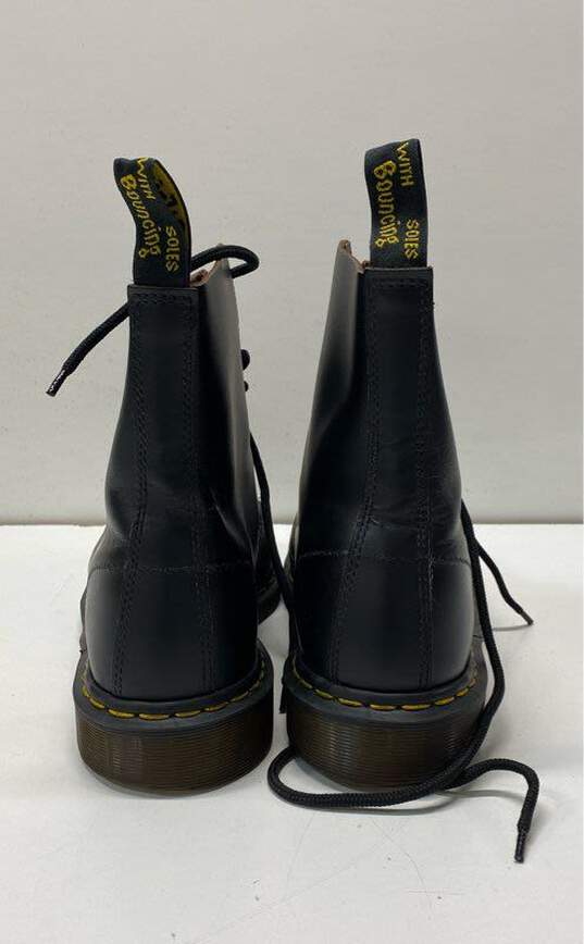 Dr. Martens 1460 Smooth Leather Combat Boots Black 12 image number 4