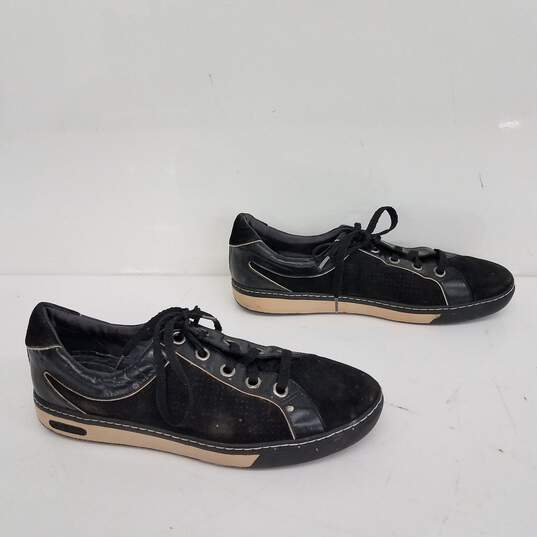 Cole Haan G Series Black Leather Casual Lace Up Sneakers Shoe Size 9 image number 1