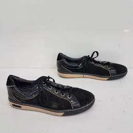 Cole Haan G Series Black Leather Casual Lace Up Sneakers Shoe Size 9