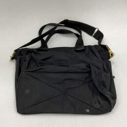 Womens Black Inner And Outer Pockets Detachable Strap Zipper Diaper Bag alternative image