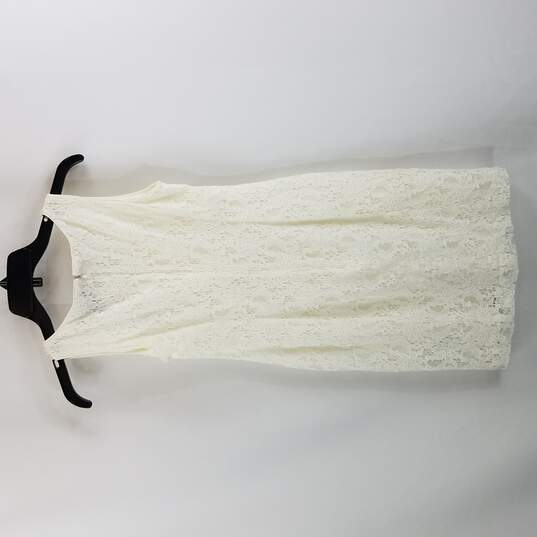 Lauren Ralph Lauren Women White Sleeveless Dress XS image number 1
