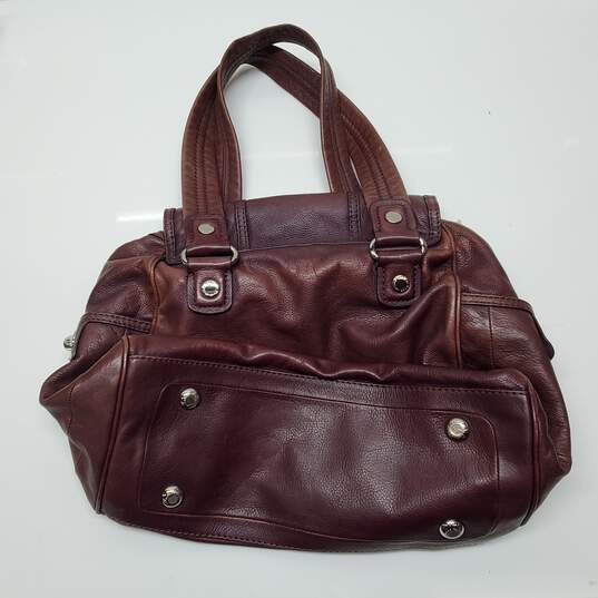 Marc by Marc Jacobs Maroon 100% Cow Leather Shoulder Bag AUTHENTICATED image number 2