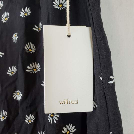 Wilfred Women's Black Floral Midi Skirt SZ 6 NWT image number 5