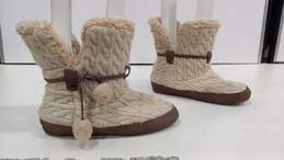 Bearpaw Women's Trista Heathered Knit Suede Upper Boots Size 9 alternative image