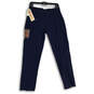 NWT Mens Blue Flat Front Slash Pocket Slim Fit Chino Pants Size 30 x 30 image number 1
