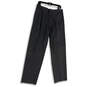 NWT Mens Gray Pleated Straight Leg Pockets Classic Fit Chino Pants Sz 32X34 image number 1