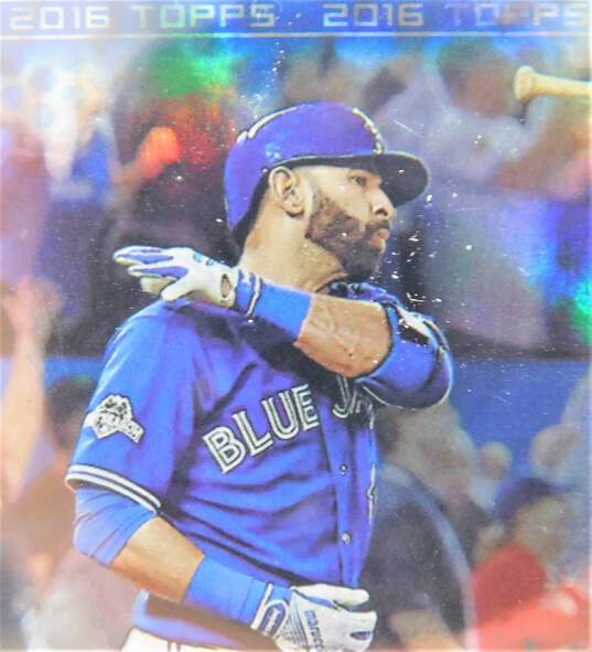 2016 Jose Bautista Topps Opening Day Blue Foil Toronto Blue Jays image number 3