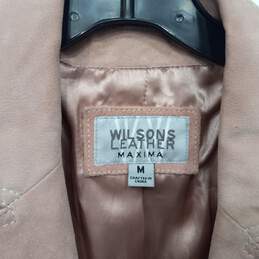 Women's Wilson's Leather Maxima Pink Suede Jacket Sz M alternative image