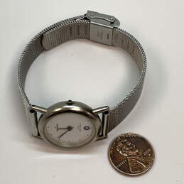 Designer Skagen Swiss Silver-Tone Mesh Band Round Dial Analog Wristwatch alternative image