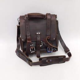 Vagabond Traveler Brown Leather Crossbody Bag