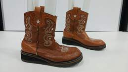 Roper Men's Brown Leather Boots Size 10