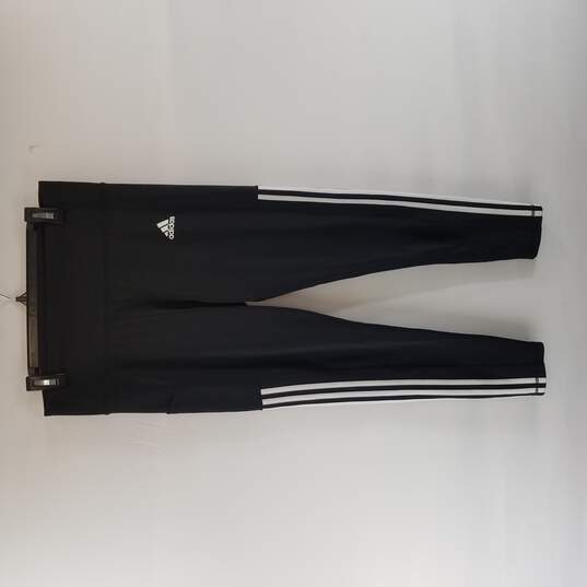 Adidas Athletic Pants Women M Black White image number 1