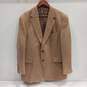 Vintage Jos.A.Bank Men's Beige Camel Hair Blazer Jacket Sport Coat Size 44 Reg image number 1