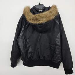 Women's South Pole Puffer Fur Jacket alternative image