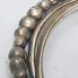 Sterling Silver Bead & Bar Triple Bracelet 82.9g image number 3