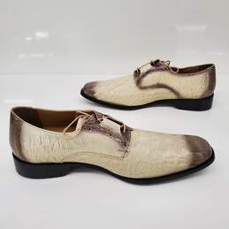Giorgio Brutini Hendricks Oxford Faux Aligator Men's Dress Shoes US Size 11.5 alternative image
