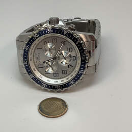 Designer Invicta Specialty Silver-Tone Stainless Steel Analog Wristwatch alternative image