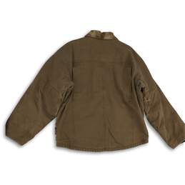 Timberland Mens Pro Series Brown Flap Pocket Long Sleeve Full Zip Jacket Size L alternative image