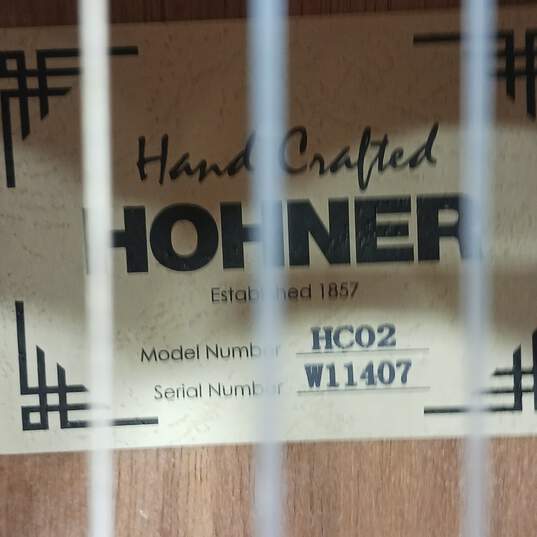 Hohner Acoustic Guitar HCO2 w/ Capo, Pick, & Case image number 5