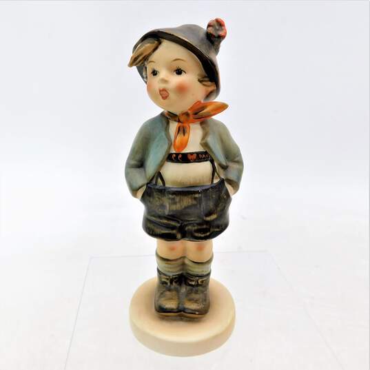 VTG Goebel Hummel Figurines Brother Merry Wanderer & Singing Lesson w/ Medallion image number 2
