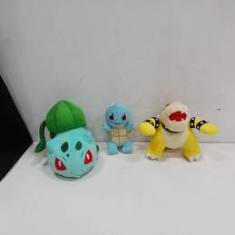 Bundle of 3 Assorted Nintendo Stuffed Animals