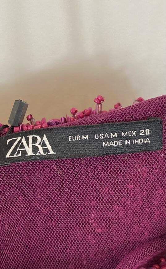 Zara Purple Tank Top - Size Medium image number 4
