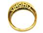 10K Yellow Gold 0.09 CTTW Baguette & Round Diamond Mom Ring 3.2g image number 4
