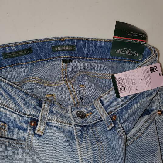 Wild Fable Super High-Rise Baggy Jeans NWT Size 4/27R image number 3