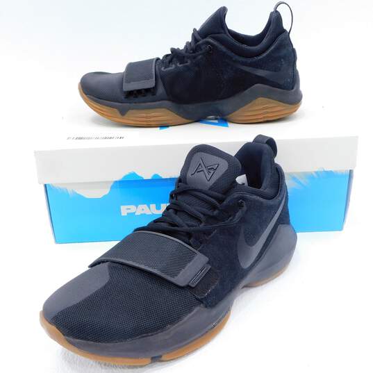 Nike PG 1 Black Gum Men's Shoes Size 11 image number 1