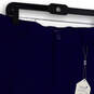 NWT Mens Blue Stretch Flat Front Slash Pocket Eagle Chino Shorts Size 38 image number 3