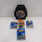 Bundle of Four Hot Wheels Cars with Storage Case image number 1