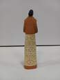 Tall Woman w/ Necklace Pottery Sculpture Figure image number 3
