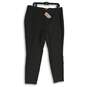 NWT Philosophy Womens Gray Flat Front Tapered Pull-On Ankle Pants Size 2X image number 1