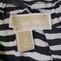 Womens Zebra Print Round Neck Short Sleeve Pullover Blouse Top Size Medium image number 4