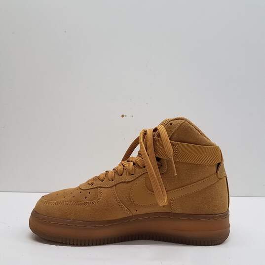 Nike Air Force 1 High Women Tan Size 5.5/Size 4Y image number 2