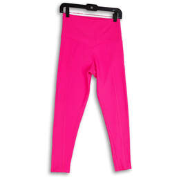 NWT Womens Pink Elastic Waist Pull-On Compression Leggings Size M/L alternative image