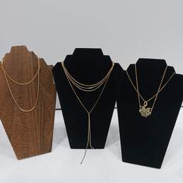 Aurora Borealis Gold Tones Costume Jewelry Collection