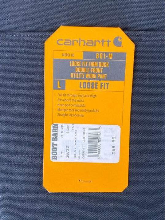 Carhartt Black Pants - Size 36x32 image number 3