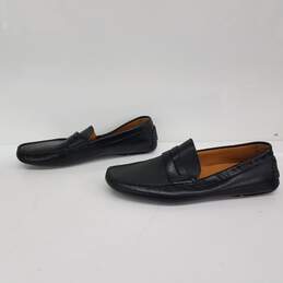 Bruno Magli Italy Napoli Black Leather Shoes Size 10.5 alternative image