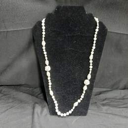 Assorted White and Gray Fashion Jewelry Lot of 4 alternative image