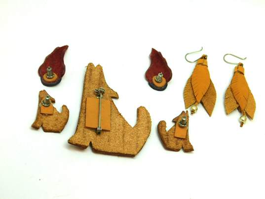 Artisan Leather Jewelry Lot image number 3