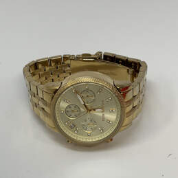 Designer Michael Kors MK-5676 Ritz Champagne Gold-Tone Analog Wristwatch alternative image