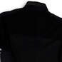 NWT Womens Black White Short Sleeve Stand Collar Cycling Shirt Sz L image number 4