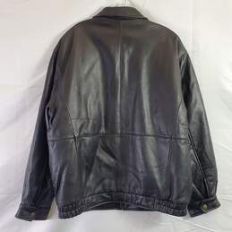 Joseph & Feiss Men Black Leather Jacket L alternative image