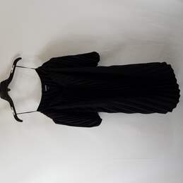 Express Women Black Pleated Mini Dress S