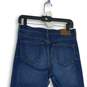 Womens Blue Denim Medium Wash 5-Pocket Design Skinny Leg Jeans Size 27 image number 4