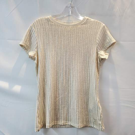 Ted Baker London Catrino Metallic Fitted Tee Women's Size 1 image number 1