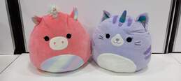 Pair of Assorted Squishmallows Stuffed Animals