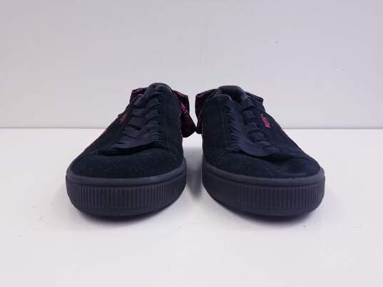 Puma Barbie Suede Classic 50th Anniversary Black Casual Shoes Men's Size 6.5 image number 4