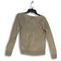 NWT Apt.9 Womens Metallic Brown Long Sleeve Button Front Cardigan Sweater Sz SP image number 2